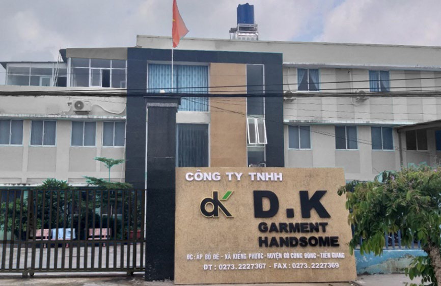 DK Vina factory building in Vietnam