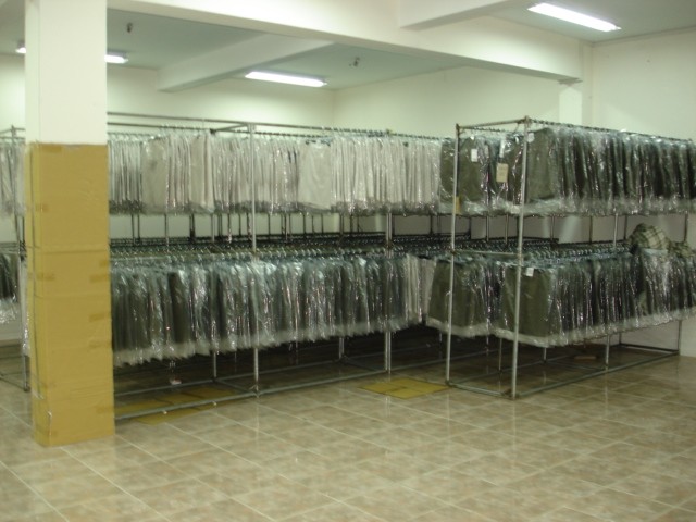 Garment storage area