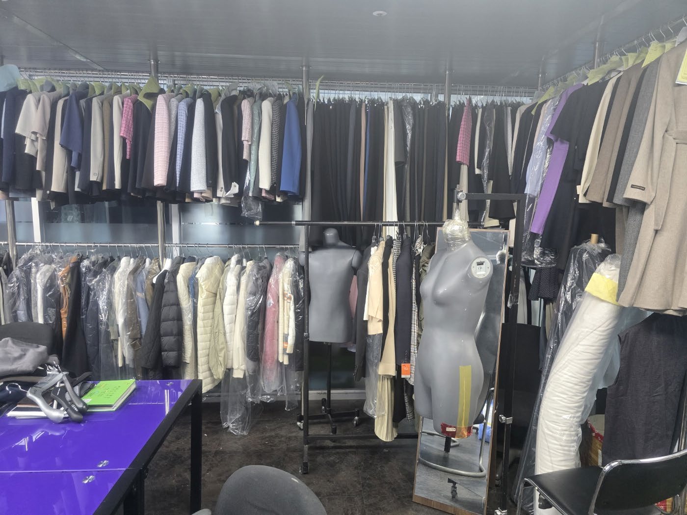Sample show room at the head office